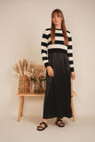 MiuMax Crop Wave Sweater