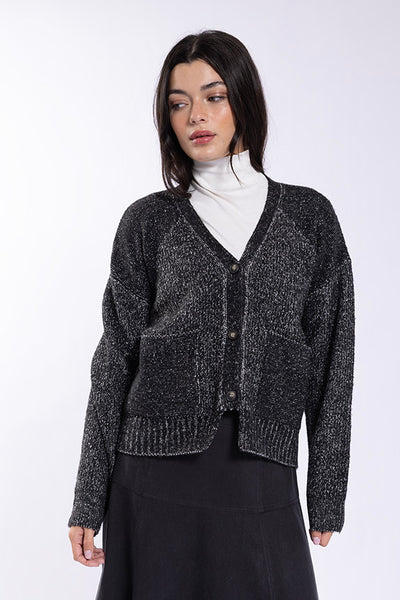 Concept Marled Pocket Cardi