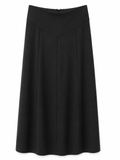Pinto Aline Panel Wool Blend Skirt