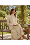La Storia Embroidered Eyelet Trim Jumper