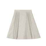 Nou Nelle Marled Grey Pleated Skirt