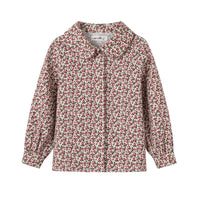 Nou Nelle Floral Blouse & Magenta Cardigan