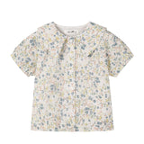 Nou Nelle Floral Blouse & Jumper Set Short Sleeve