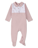 Minimoi Petite Hearts Pintuck Footie