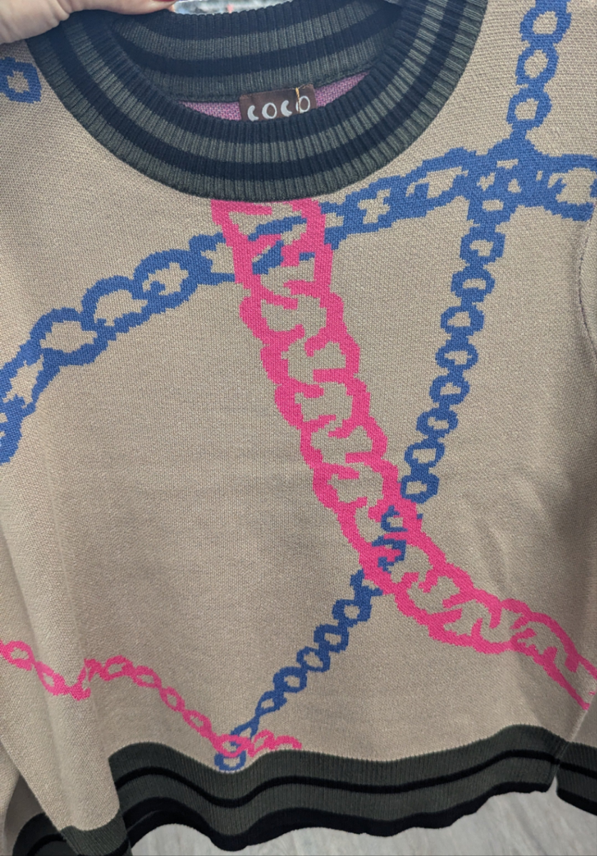 Coco Chain Sweater – Hats to Hose