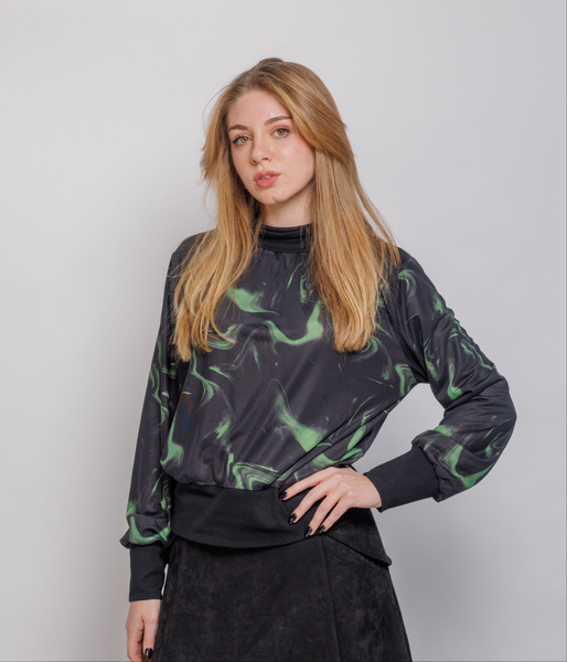 Ivee Swirl Print Top