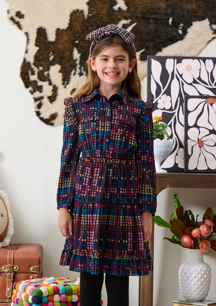 Porter Chiffon Collar Dress