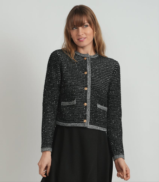 Milan Italy Gold Buttons Cardigan