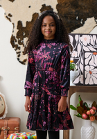 Porter Leaf Print Dress