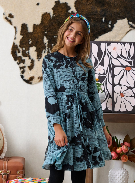 Porter Floral Dotted Dress