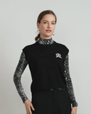 Milan Italy Embroidery High Low Vest