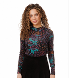 English Floral Print Top