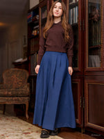 Lilac Elastic Panel Skirt