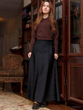 Lilac Elastic Panel Skirt