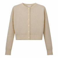 Aspect Textured Rib Knit Crop Cardigan