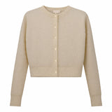 Aspect Textured Rib Knit Crop Cardigan