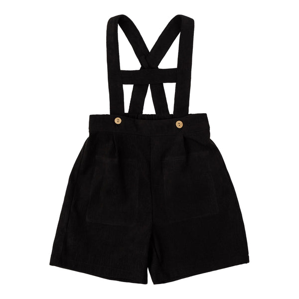 Pin Cord Suspender Shorts