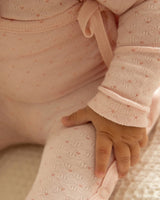 Minimoi Little Hearts Pointelle Footie