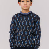 Kipp Jared Argyle Knit Sweater