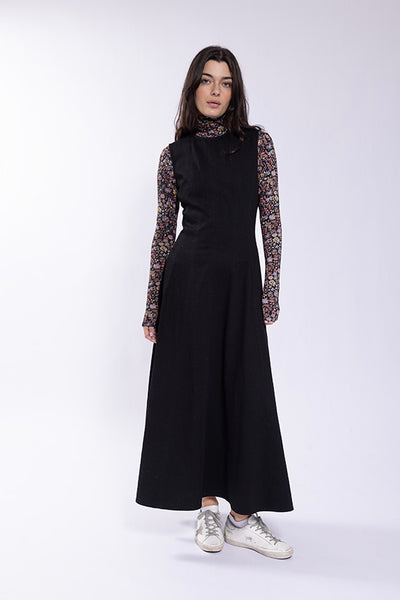 Latitude Paneled Denim Jumper