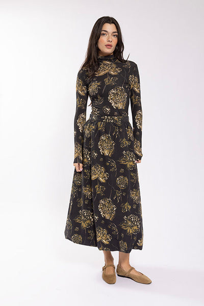 Latitude Printed Turtleneck