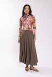 Latitude Printed Turtleneck