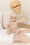 Bee & Dee Lets Go Footie, Hat & Blanket