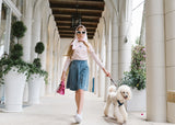 Analogie Denim City Pleated Skirt