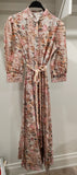 Lola Pink Printed Rope Belt Dress