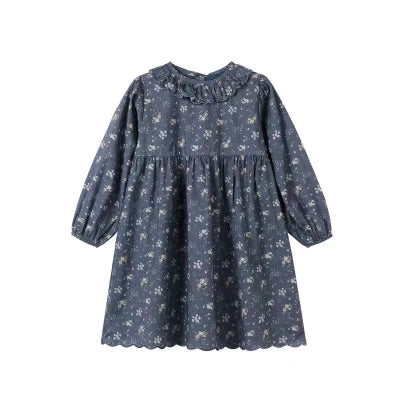 Nou Nelle Floral Scallop Dress & Crop Sweater Nou Nelle Floral Scallop Dress & Crop Sweater