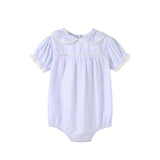 Nou Nelle Girls Pinstripe Romper