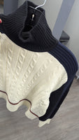 Honest Edit Multi Color Turtleneck
