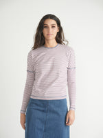 Riff Stripe Drop Shoulder Top