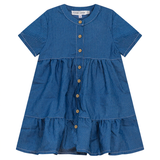 Charlotte & George Button Down Tiered Dress
