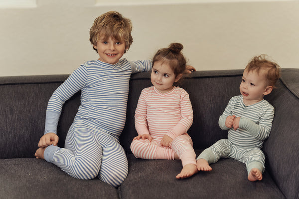 Whipped Cocoa Stripe Vneck Pajamas