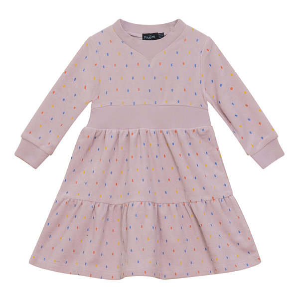 Puddles Waisted Tiered Dress