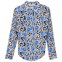 Hashtag Floral Tie Blouse