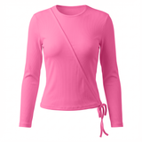 Positive Fake Wrap Top