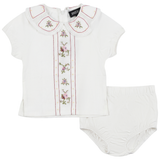 Space Grey Floral Baby Set