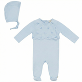 Bebe Bella Eyelet Footie w/Hat Set