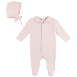 Bebe Bella Rib Footie w Hat Set