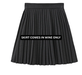Lilou/Papillon Reg Pointelle Cardigan & Wool Skirt