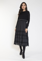 English Knit/Suede Dress