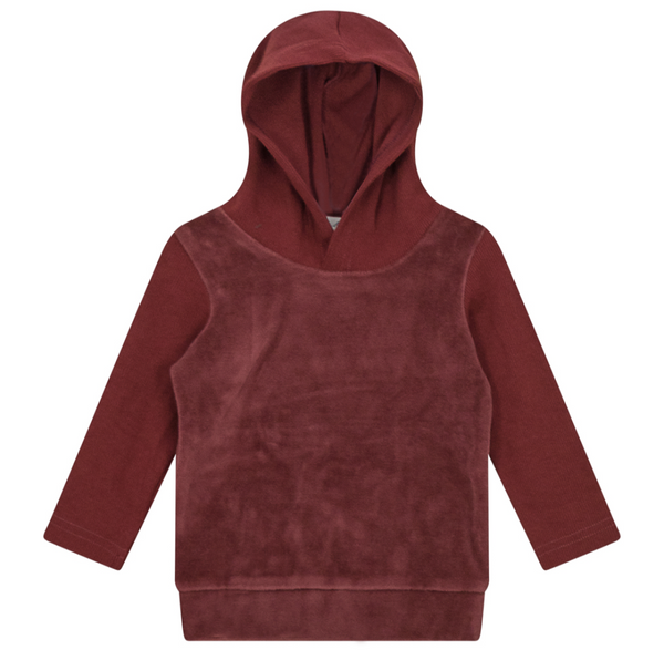 Bondoux Bebe Velour Hoodie Set Hats to Hose