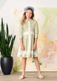 Porter Linen Paisley Button Down Dress