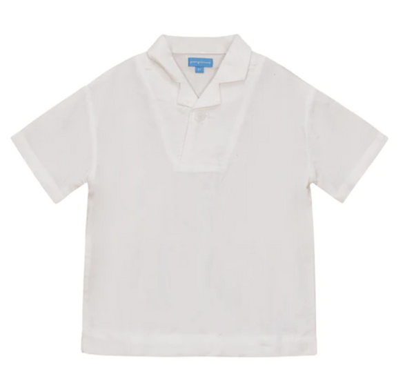 Pompomme Boys Cotton Linen Shirt
