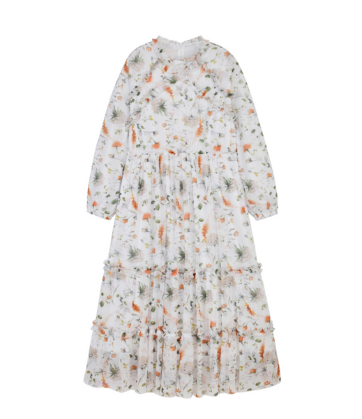 Dominic Floral Ruffle Dress