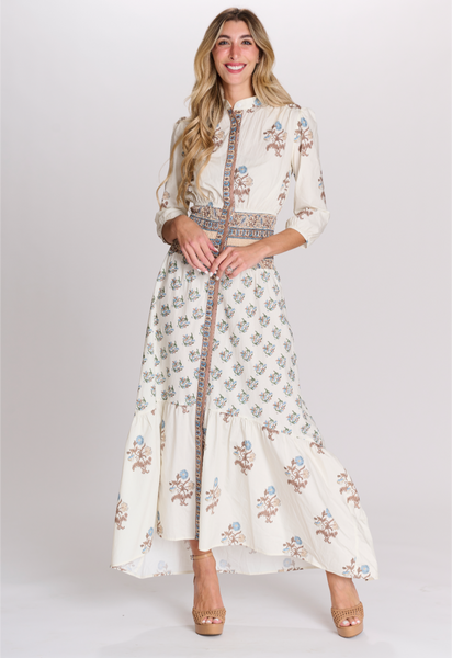 Langdon Printed Cotton Dress