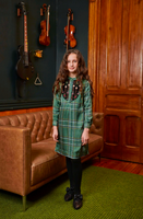 Porter Plaid Embroidered Dress