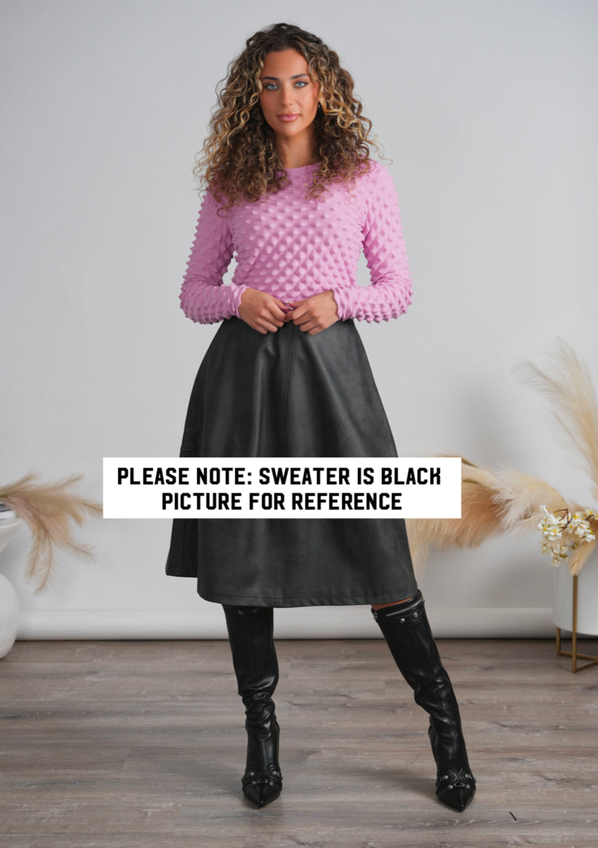 Front Row Bumpy Sweater – Hats to Hose